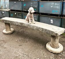 ⭐️? LARGE Genuine Natural Solid Indian stone Curved Garden Bench Seat ?⭐️