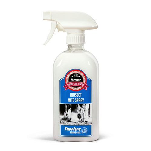 Spray feather mite - on,