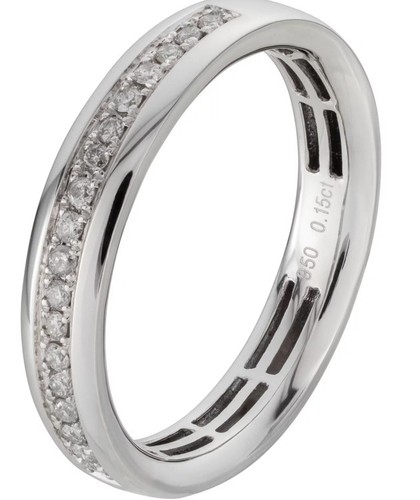 Platinum and diamond - and, ring