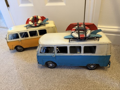 Metal ornamental camper vans - metal,