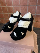 Miu Miu Woman’s Shoes  Size 37 Black Suede Shoes Never Worn