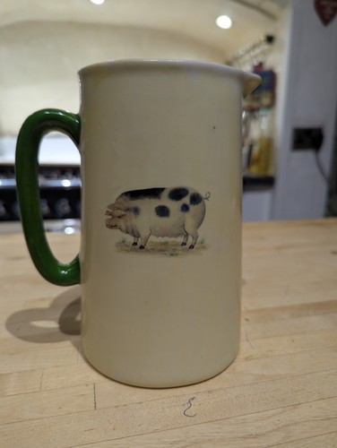 Heron cross pottery - heron, pottery/