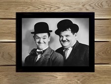 Laurel And Hardy A3 Framed