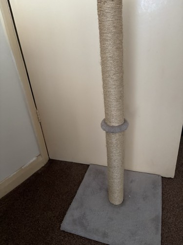 Grey beige sisal cat - grey, &