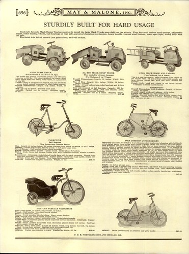 1931 paper steelcraft mack - steelcraft,
