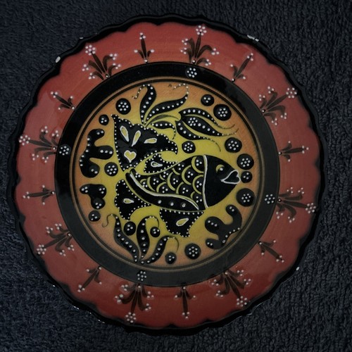Handmade turkish plate - turkish, 7"