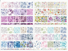 CraftsFabrics 40pcs Floral