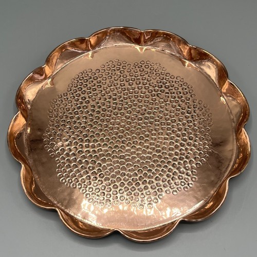 Scalloped antique copper - scalloped,