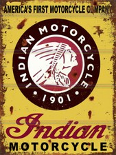 Indian Motorcycle Theme Retro