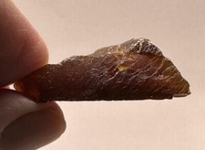 Natural rough raw - rough, amber