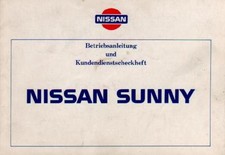 Nissan Sunny Owners Manual