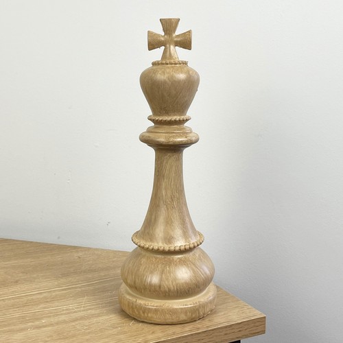 Imperfect brown chess piece - brown,
