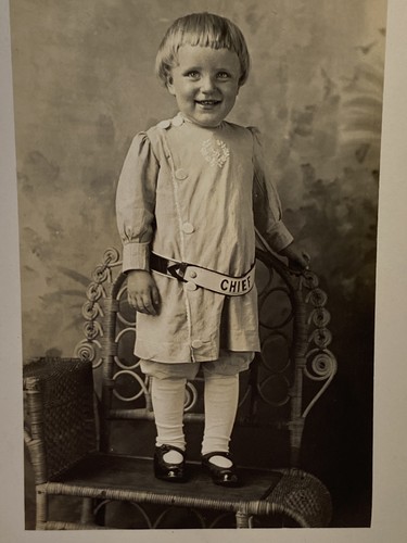 Vintage rppc photograph - photograph, child