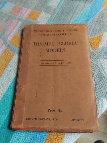 Triumph gloria 1933 - triumph,