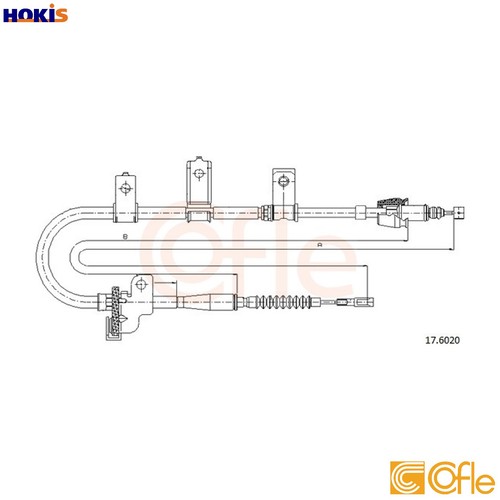 Cable pull parking - parking, brake