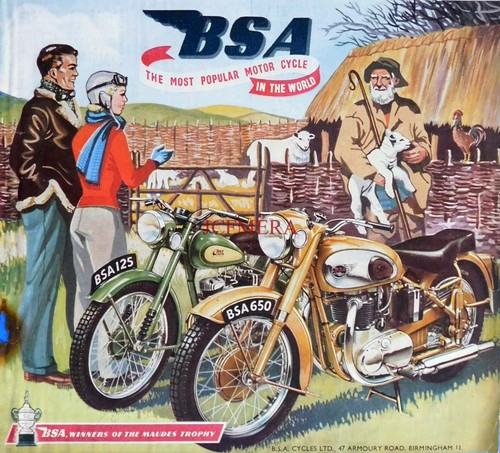 Motor cycles 650cc - b.s.a.,