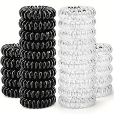 Spiral Hair Ties Coil Bobbles