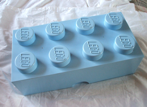 Lego stud pale light - 8, blue