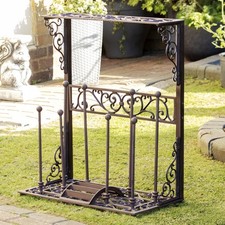 Ornate Cast Iron Boot Rack