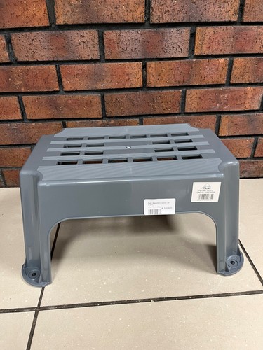 Grey plastic step - plastic,