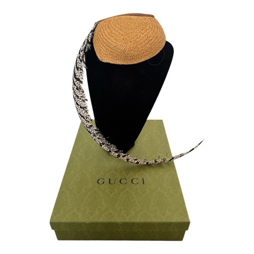 Gucci hat fascinator feather - gucci,