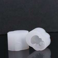 2pcs Silicone Skull Mould 3D Skeleton Head Mold Pendant Skull Mold  Halloween