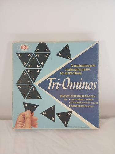 Vintage ideal games tri - games, tri-ominos