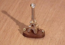 1/12 dolls house miniature Eiffel Tower Ornament Stand Lady Table fireplace BN