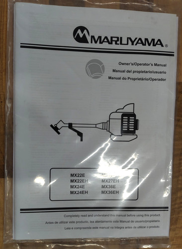 Maruyama strimmer manual - strimmer's, and