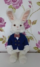 Charlie Bears WHITE RABBIT NEW
