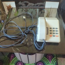 Vintage BT British Telecom Viscount Landline Phone 1980’s Wired Phone