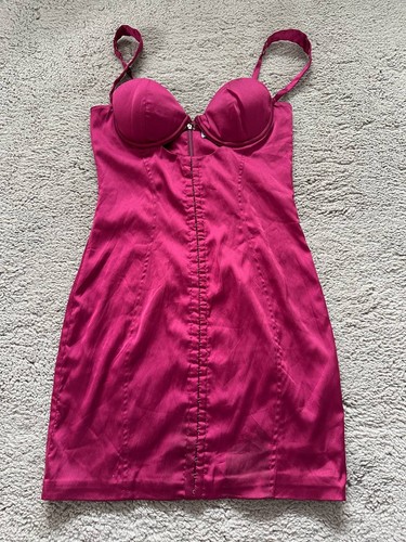 Polly pink mini dress - mini,