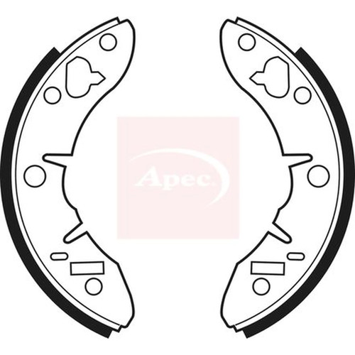 Apec brake shoe - shoe, set