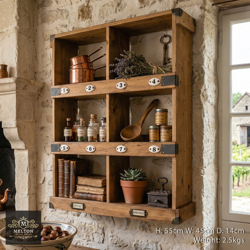 Wall unit wooden rustic - wall,
