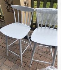 2 John Lewis Wooden Bar stools