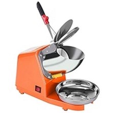 Home Electric Ice Crusher Snow Cone Maker Stainless Steel Shaved Ice Machine B