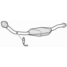Front Exhaust Pipe & Catalytic