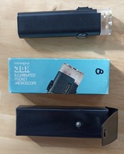 Lumagny 7520 30x Illuminated Pocket Microscope + Case + Box - Tested