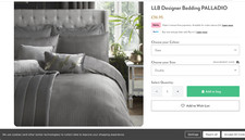 Slate Grey Laurence Llewelyn Bowen Palladio Jacquard Duvet Cover Set Super king