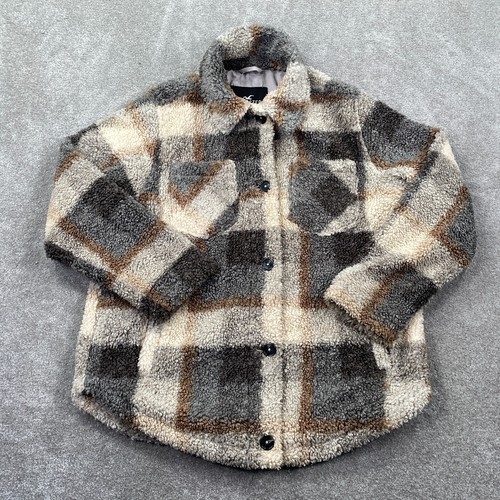 Hollister teddy plaid faux - hollister,