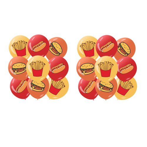 Burger balloon fast food - burger,