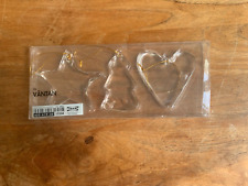 IKEA Vantan 3 Clear Transparent Christmas Tree Ornaments Glass in Box