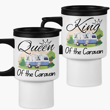 King Queen Caravan Travel Mug