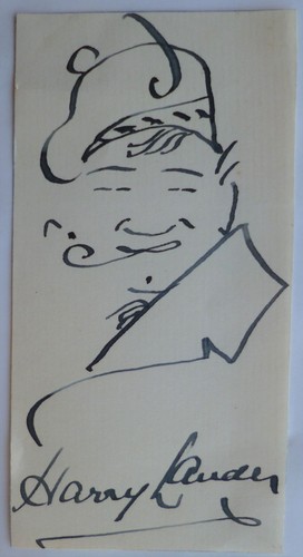 Autograph harry lauder - autograph,