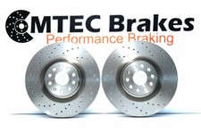 VW GOLF MK5 R32 AUDI S3 SEAT LEON CUPRA R FRONT PERFORMANCE BRAKE DISCS 345mm