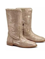 Trash Audra Taupe Tan Metallic