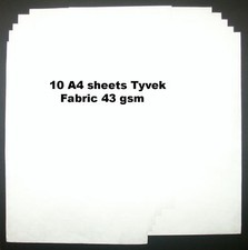 Tyvek Fabric - Pack of 10 A4