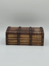 Wood Barrel Top Keepsake Box