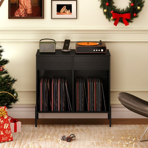 Vinyl record storage table - vinyl,
