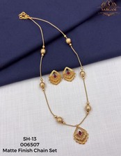 South Indian  Jewelry  Choker with Jhumki